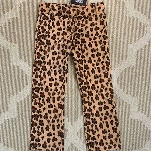 NWT Elizabeth Wilson Cheetah Pants